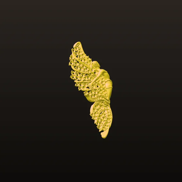 Magrit Earrings M-06 3D Model