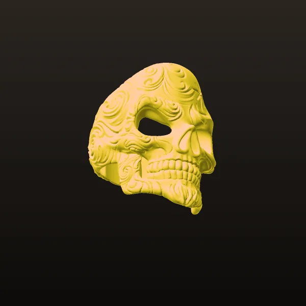 Skeleton Ring SK-01 3D Model
