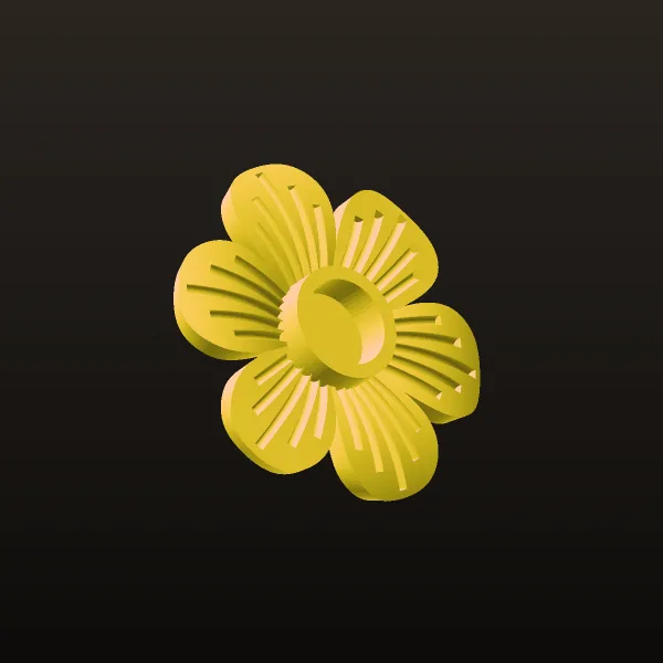 گوشواره میخی طرح گل