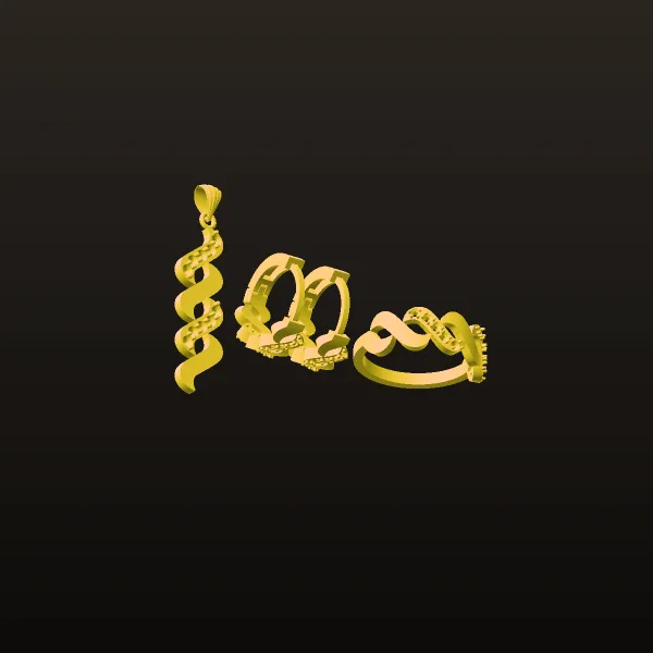 Half Set Code 01 3D Model