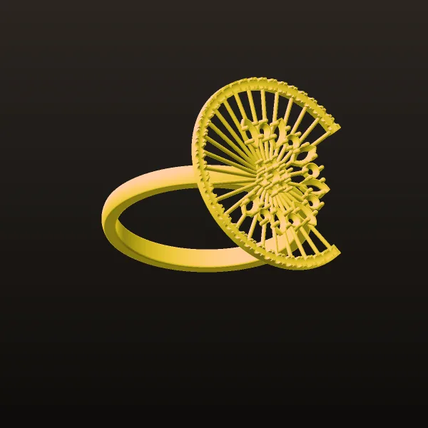 Women's Ring Code 14 3D Model