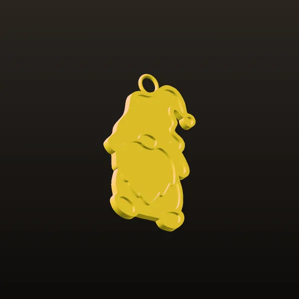 Pak Pendant Piece Dwarf 4 Code 01 3D Model