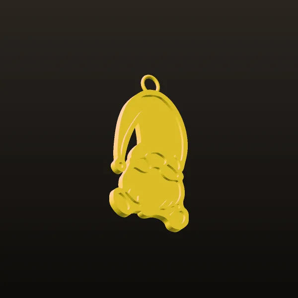 Pak Pendant Piece Dwarf 4 3D Model