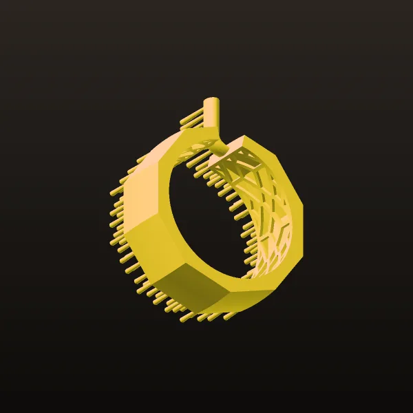 Women's Lock Baksr Bracelet BOXER 3D Model