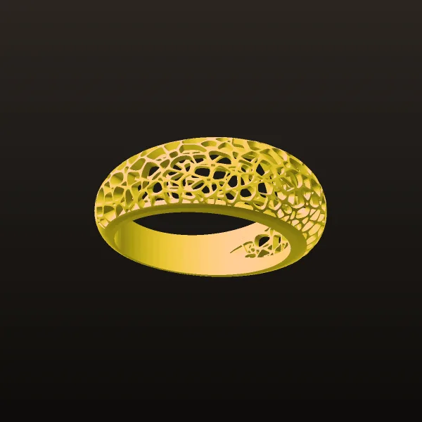 Fusion Sabk Sakhreh Ai Ring 3D Model