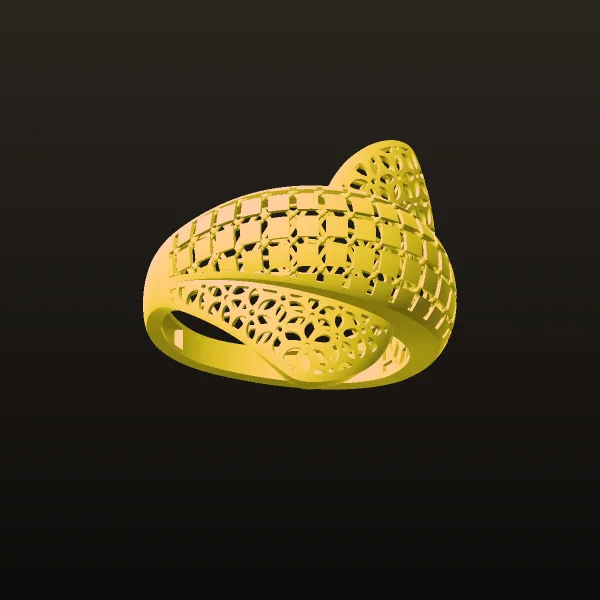 Cut Ring Code 2 3D Model