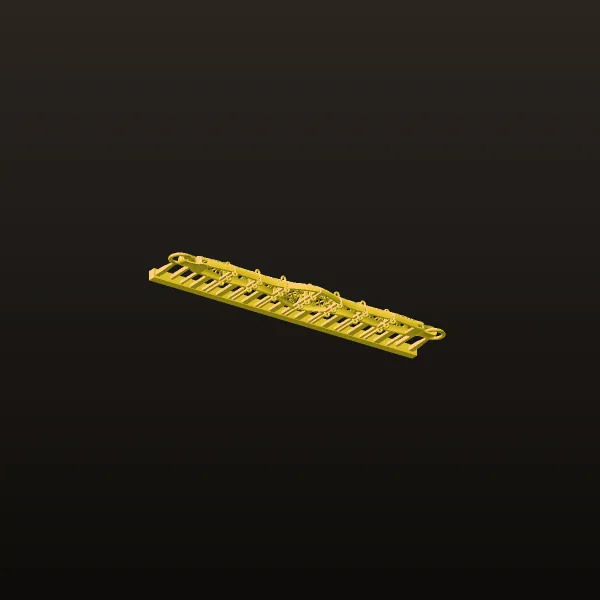 Cut Faceted Nasim Necklace 3D Model
