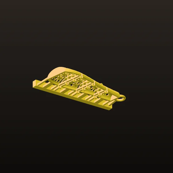 Cut Faceted Nasim Necklace 3D Model