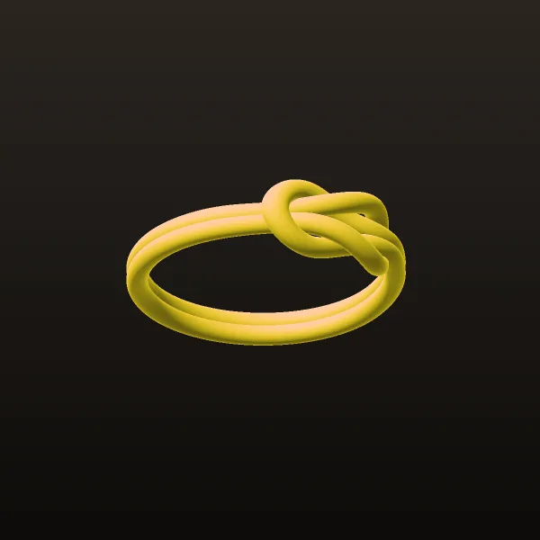 Knot Dotayi Ring 3D Model