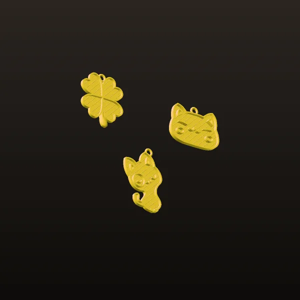 Kids' Enamel Pendant 3D Model