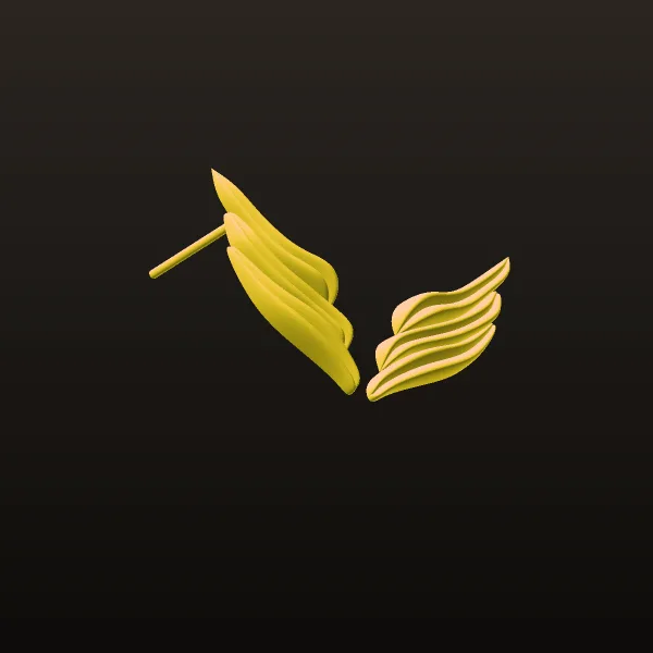 گوشواره میخی بال فرشته