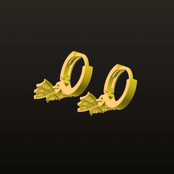 Butterfly Kalipsi Earrings Code 04 3D Model