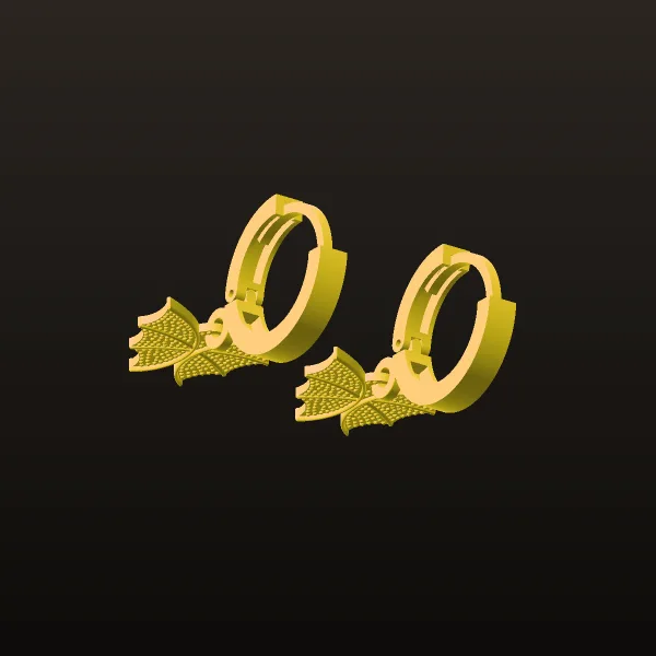 Butterfly Kalipsi Earrings Code 03 3D Model