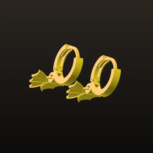Butterfly Kalipsi Earrings Code 01 3D Model