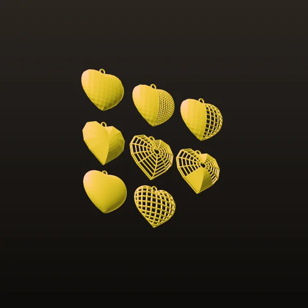 Heart Disko Pendant Collection heart disco