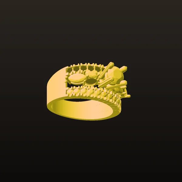 Ring Solitaire Ring Code 11 3D Model