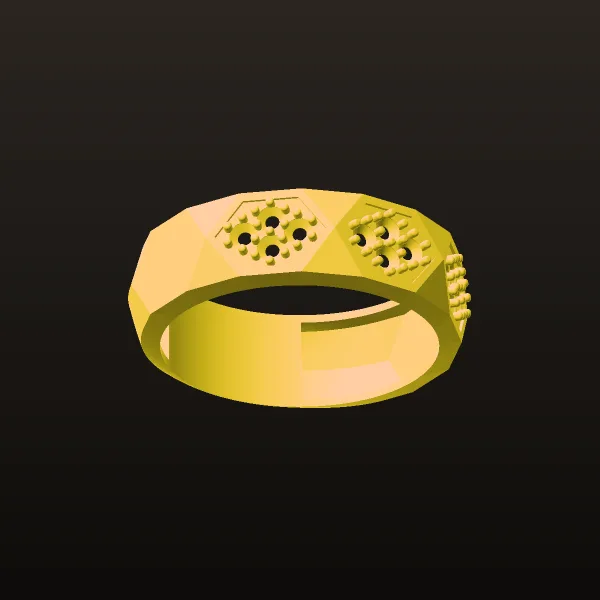 Fast Ring Code 04 3D Model