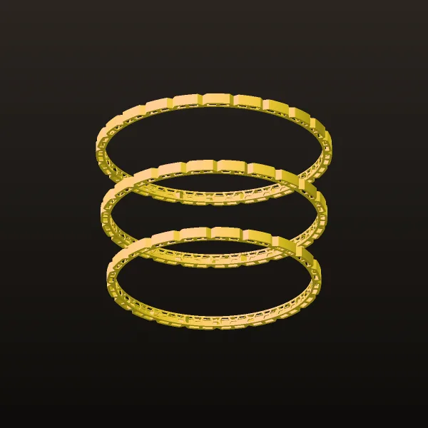 Cut Bangle Code 2 3D Model