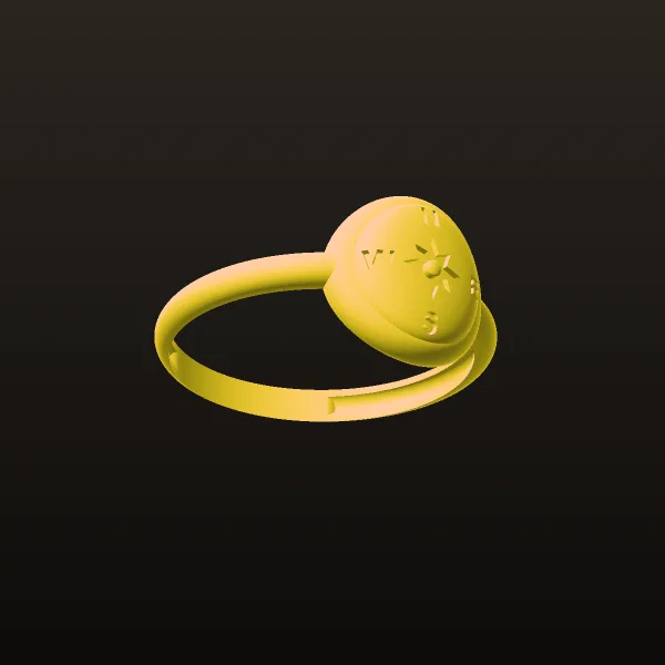 انگشتر مینیمال قطب نما کد 10