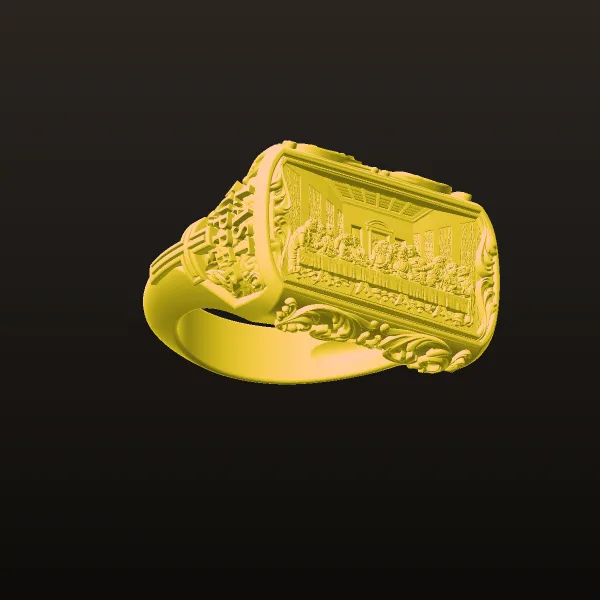 Sham Akhr Ring The Last Supper 3D Model