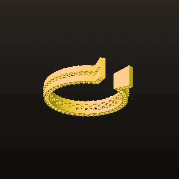Ring Solitaire Ring Code 011 3D Model