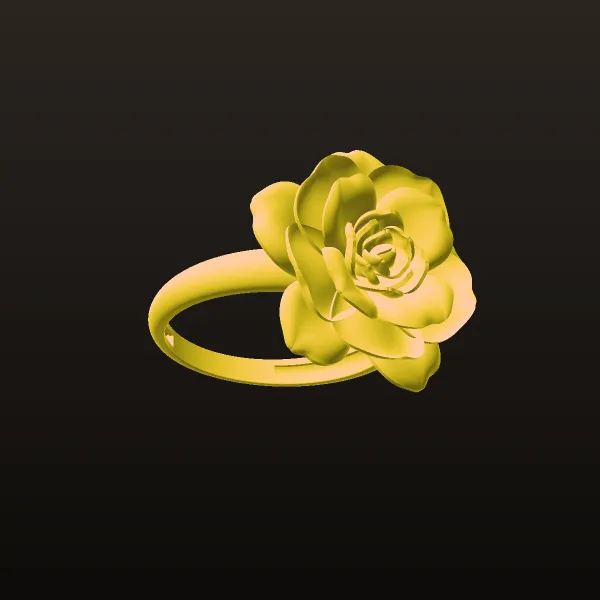Flower Raz Ring Code 01 3D Model