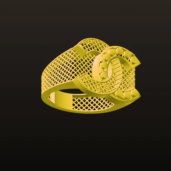 Fusion Gochi Ring 3D Model