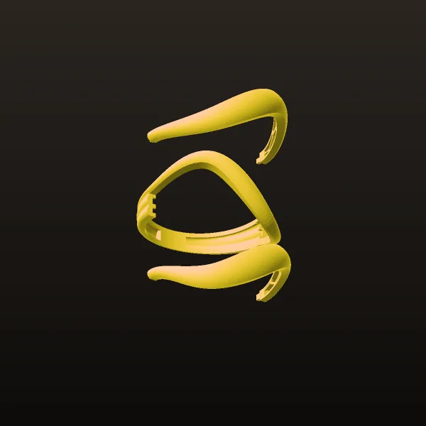 انگشتر چند تکه کد 01
