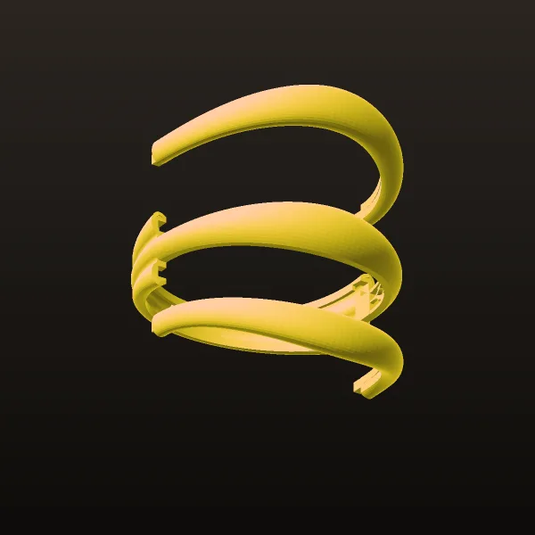 Chand Takeh Ring Code 23 3D Model