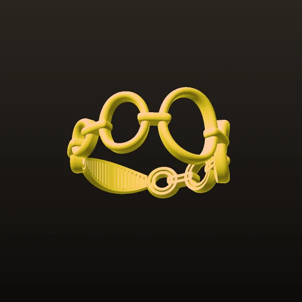 Minimal Pyvnd Zarin Ring 3D Model