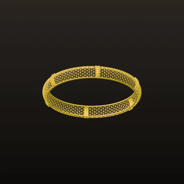 Fusion Stone-Set Bangle Code 1 3D Model