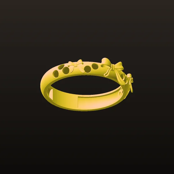 Papyvn Ring Code 02 3D Model