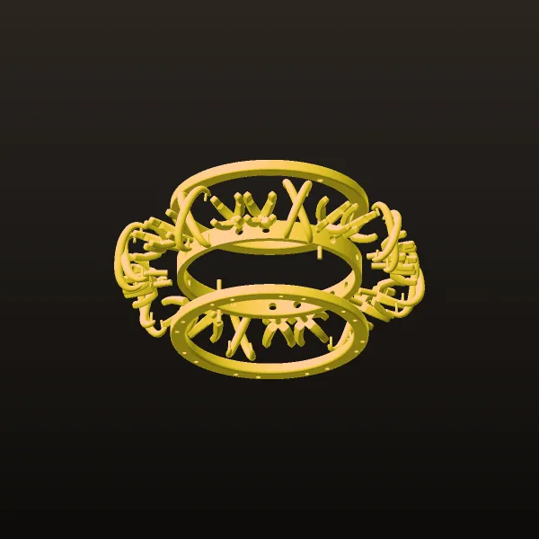 Tiffany Knot Lomir Ring 3D Model