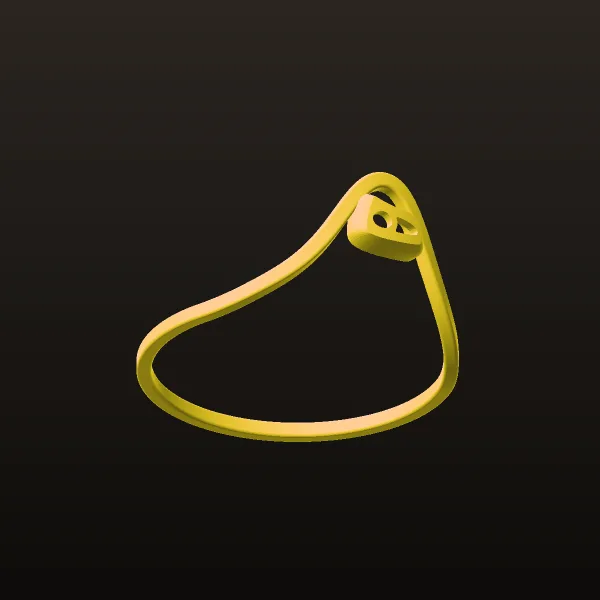 انگشتر مینیمال هـ کد 3