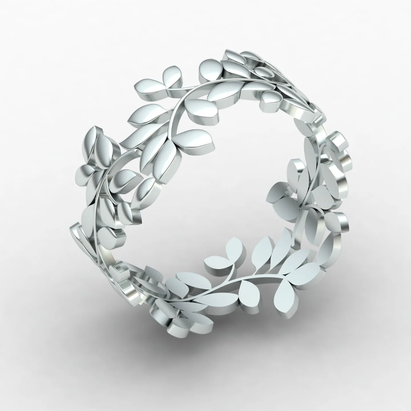 انگشتر زنانه طرح برگ کد 01 و 02 — تصویر ۱۰
