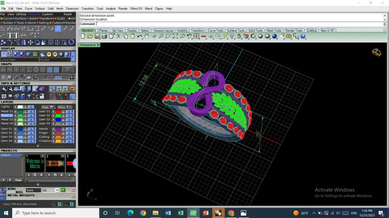 Infinity Ring 3D Model — image 3