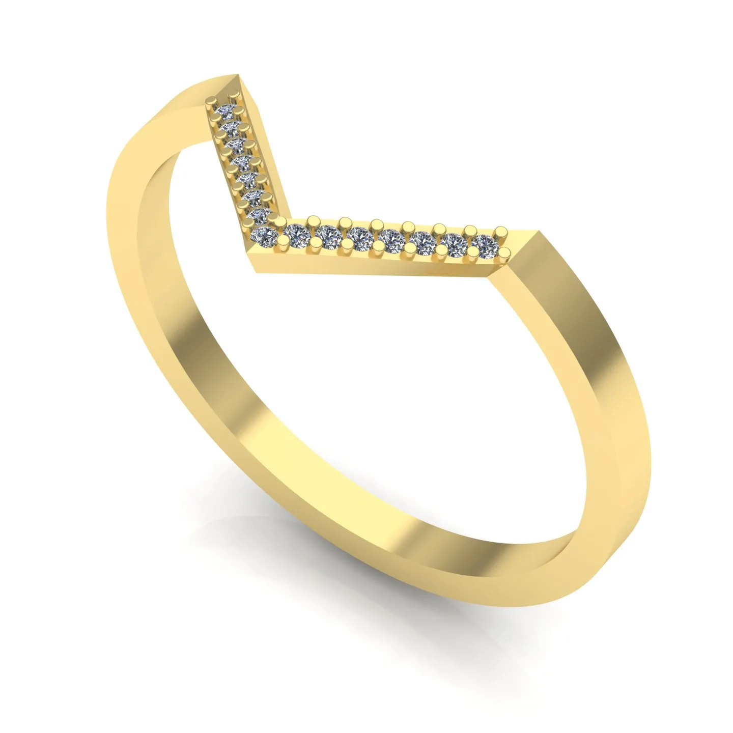 Triangle Ring 3D Model — image 5