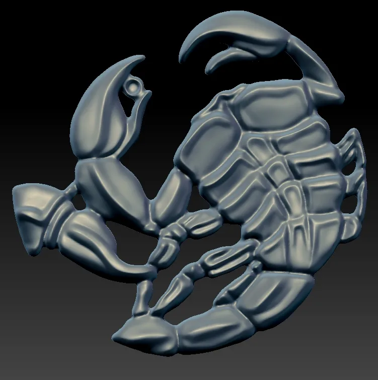 Symbol Birth Month Aban Magrit 3D Model — image 1