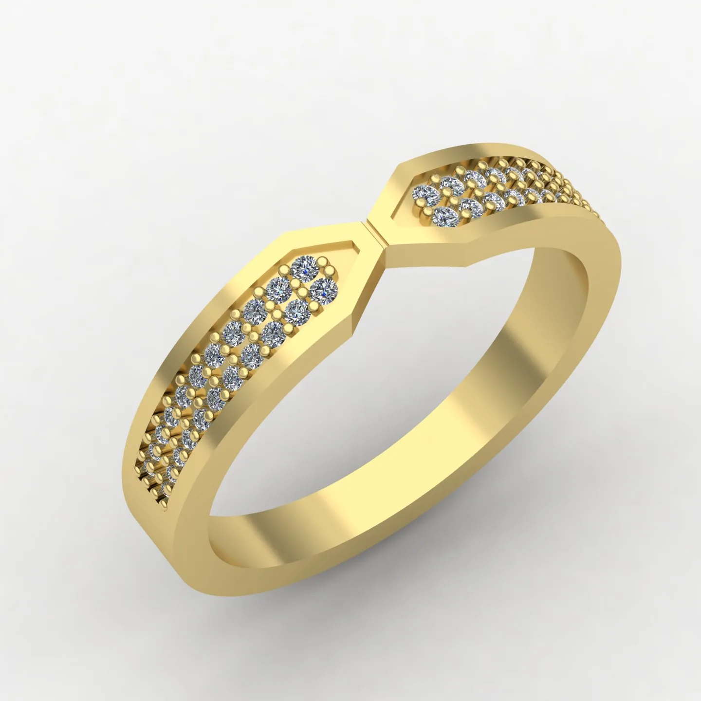 Set Ring Code 07 3D Model — image 7