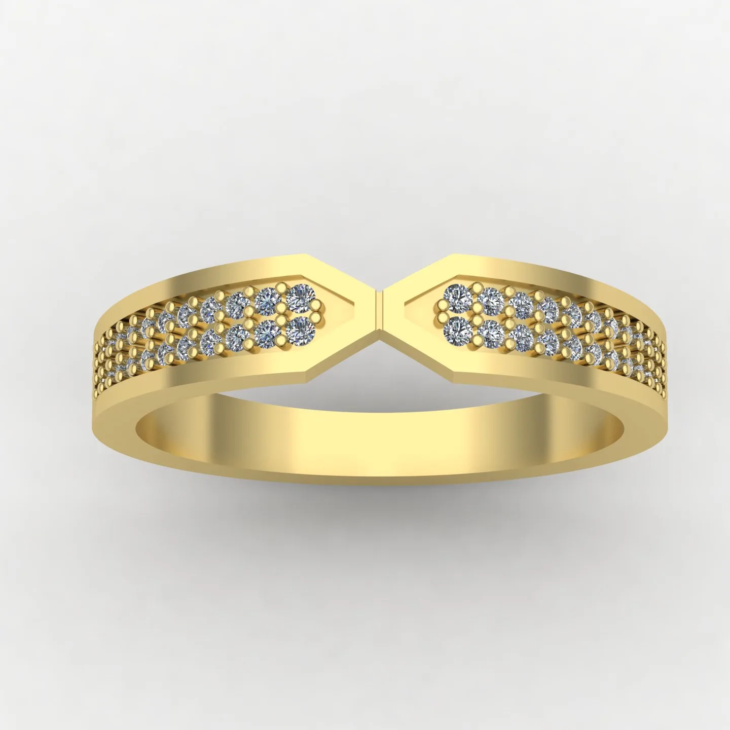 Set Ring Code 07 3D Model — image 4