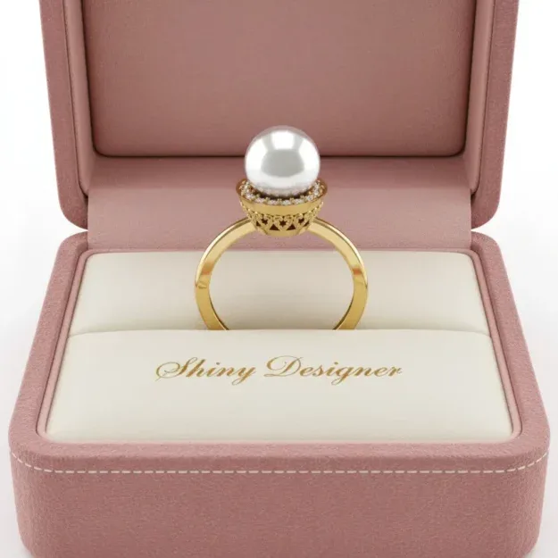 Ring Solitaire Ring Code 06 3D Model