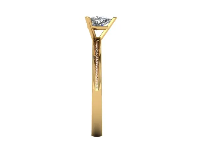 Ring Solitaire Ring Code 07 3D Model — image 3