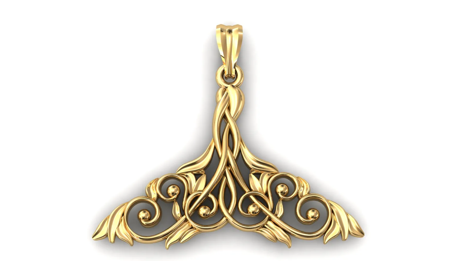 Wing Dam Pendant 1001 3D Model