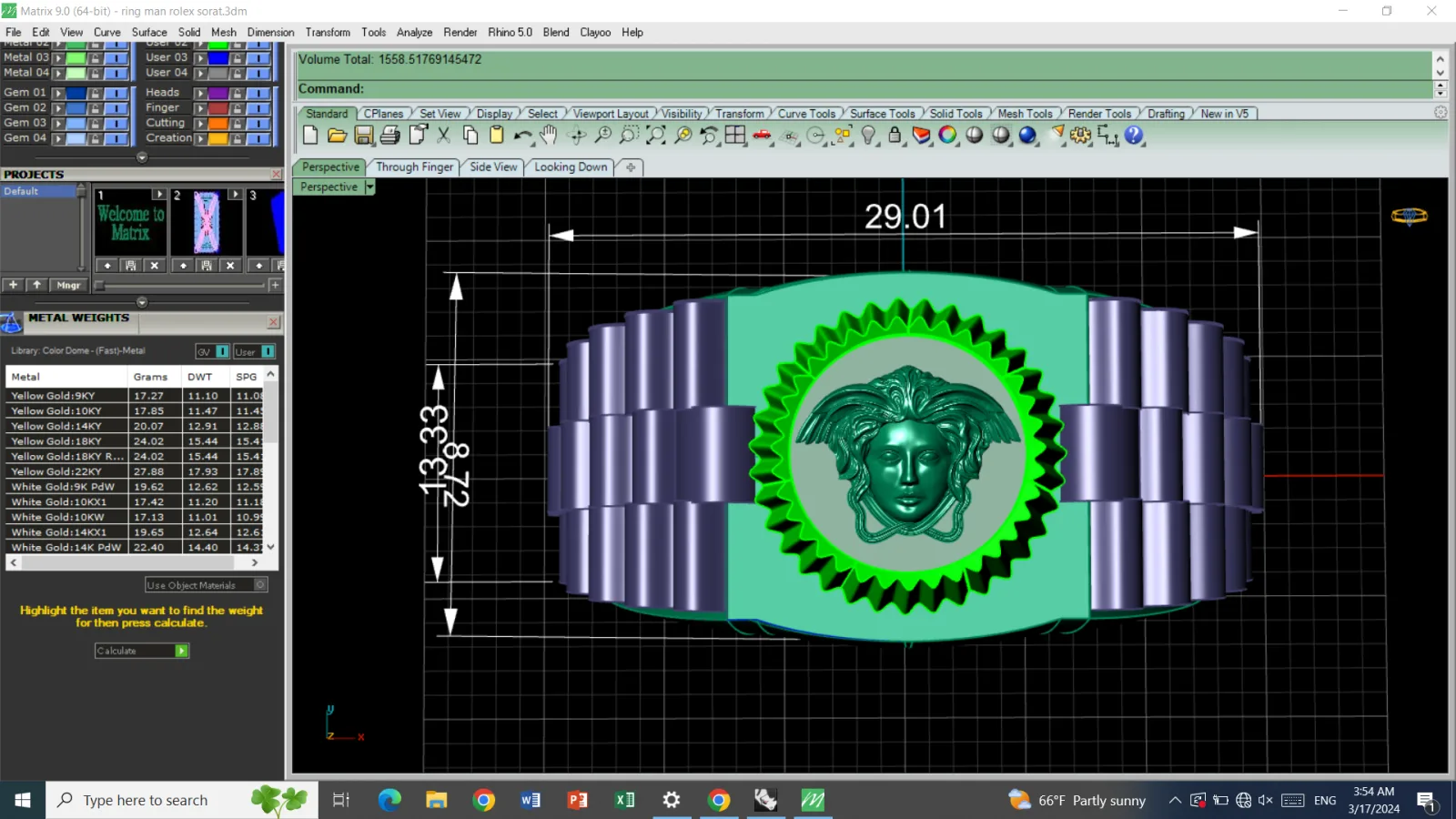 Men's Ring 3D Model — image 3
