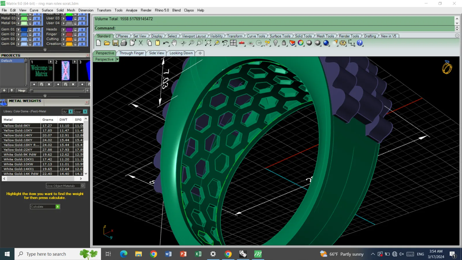 Men's Ring 3D Model — image 4