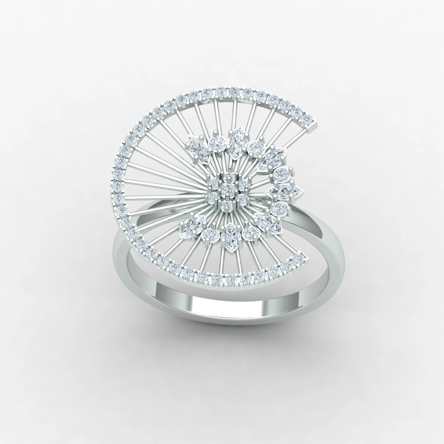 Women's Ring Code 14 3D Model — image 12