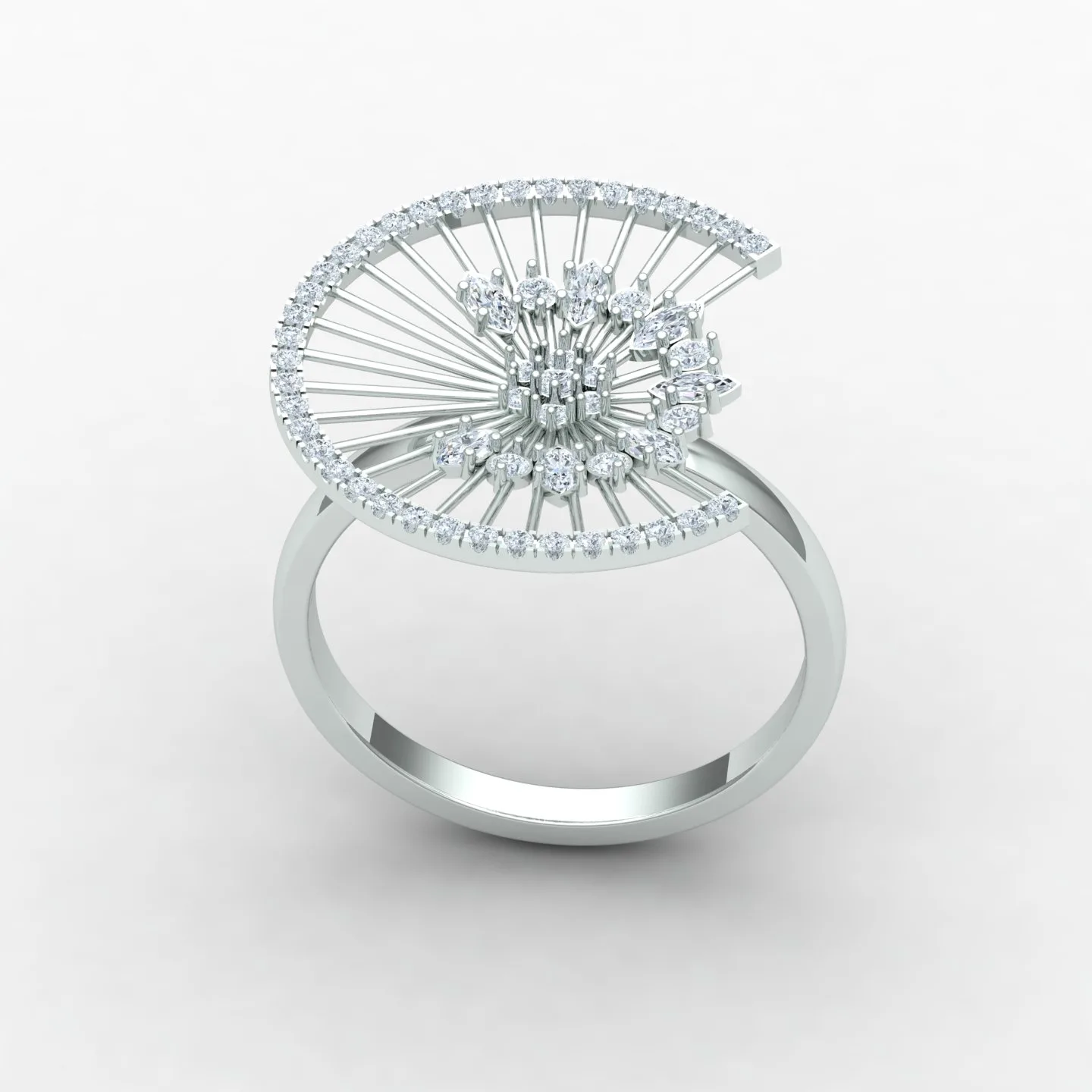 Women's Ring Code 14 3D Model — image 13