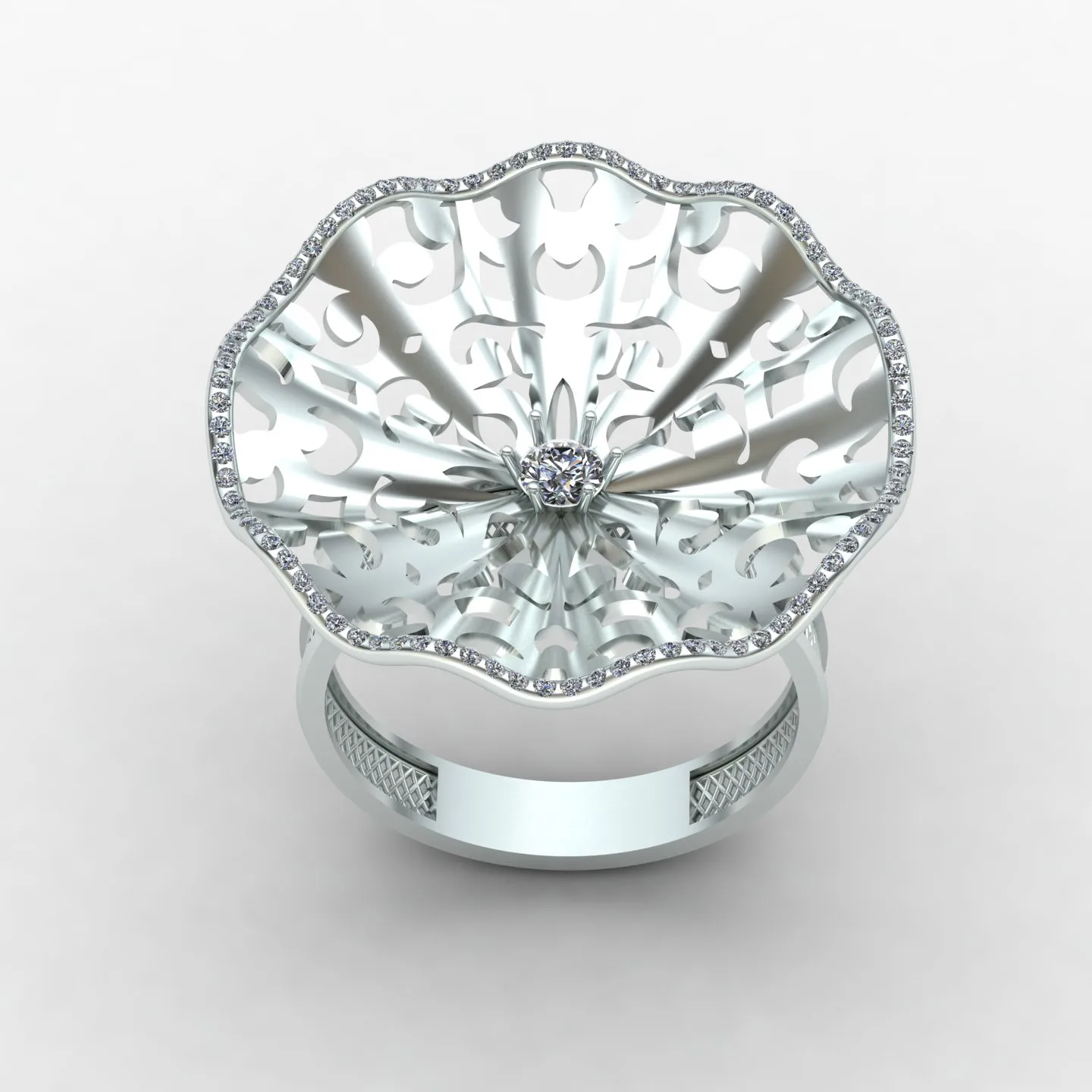 Flower Fyvzhn Ring Code 04 3D Model — image 10