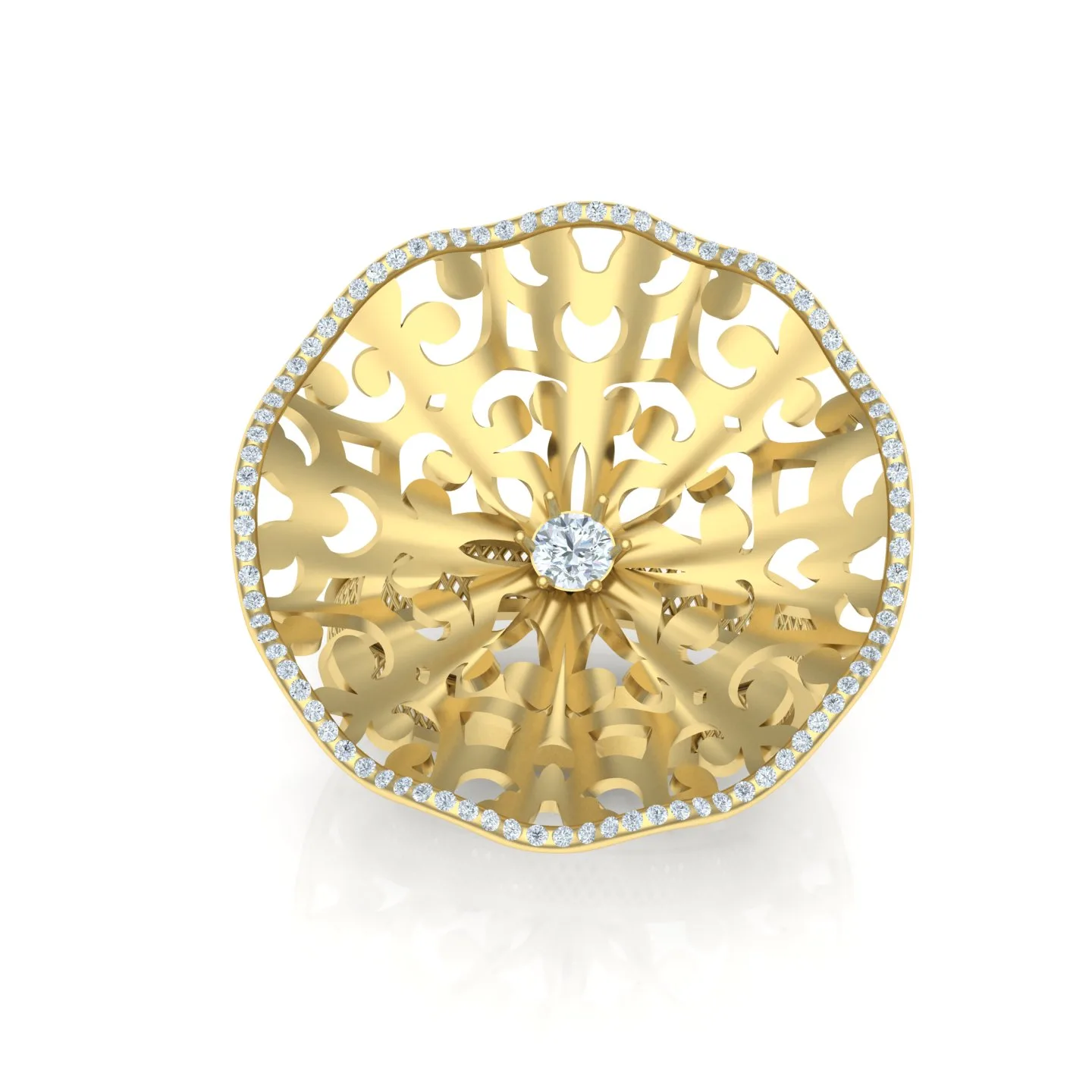 Flower Fyvzhn Ring Code 04 3D Model — image 5