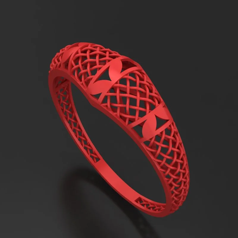 Faceted Ring R-T-S 03 3D Model